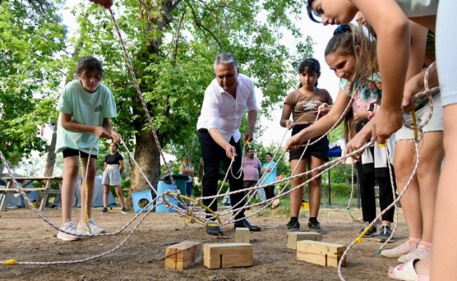 Antalya Muratpaşa'da doğa kampı kapılarını açtı