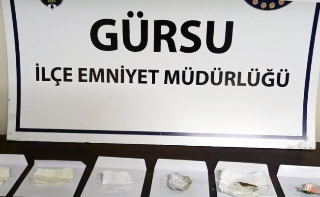 Bursa Gürsu Emniyeti'nden uyuşturucuya geçit yok!