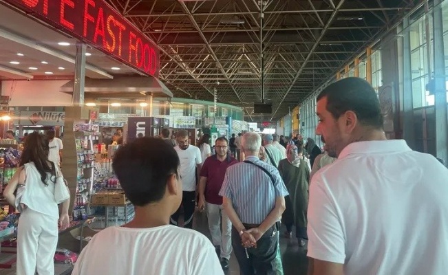 Bursa terminalinde hafta sonu yoğunluğu başladı!