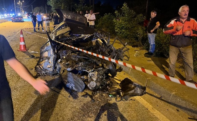 Düzce Akçakoca yolunda trafik kazasında 1 kişi öldü 