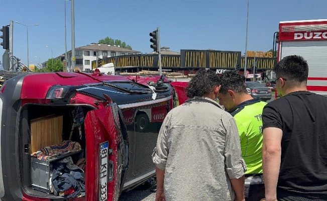 Düzce'de trafik kazası: 5 yaralı