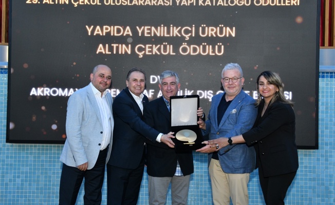 DYO Akromax Suprema, 29. Altın Çekül Ödülleri’nde ‘Yapıda Yenilikçi Ürün’ eeçildi