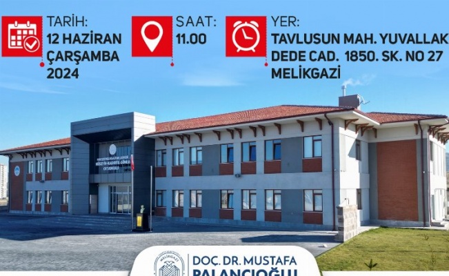 Melikgazi Belediyesi Hüseyin-Kadriye Güner Ortaokulu açılıyor