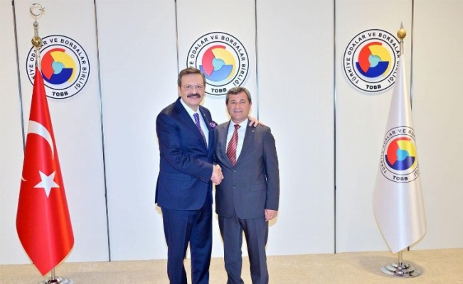 Necmi Sezer’den TOBB Başkanı Hisarcıklıoğlu’na ziyaret