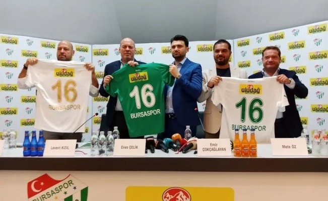 Bursaspor'un forma sırt sponsoru belli oldu