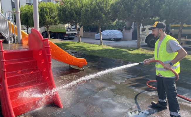 Darıca’da parklara hijyenik dokunuş!