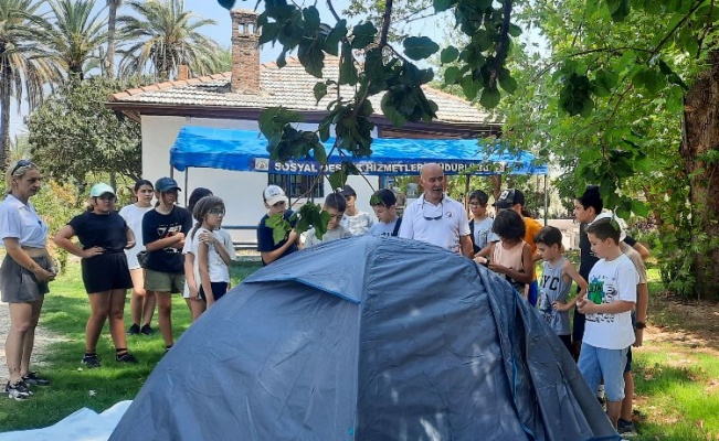 Doğa kampı ilk misafirlerini ağırladı