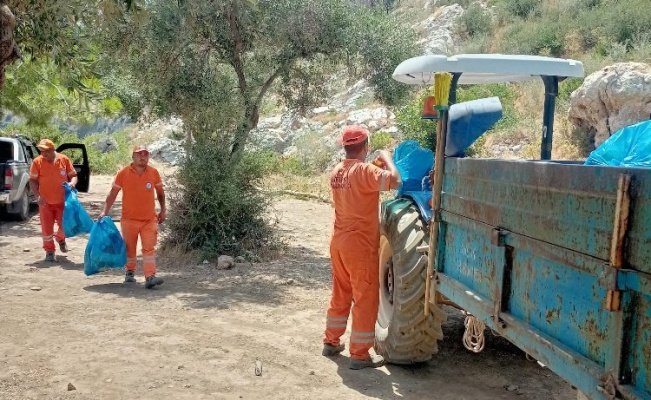 Milas Belediyesi Ekipleri temizlik çalışmalarını sürdürüyor