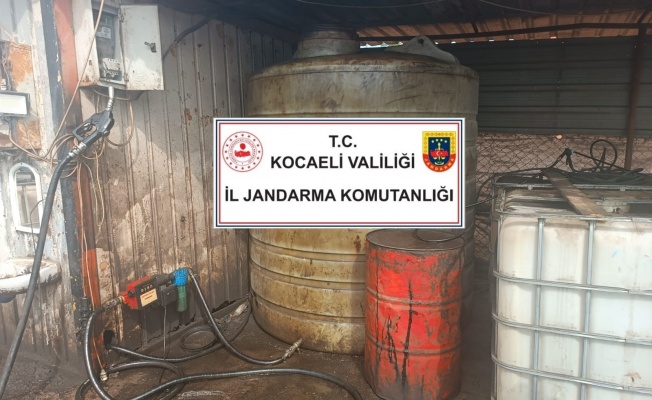 Dilovası’nda 25 bin litre kaçak akaryakıt ele geçirildi