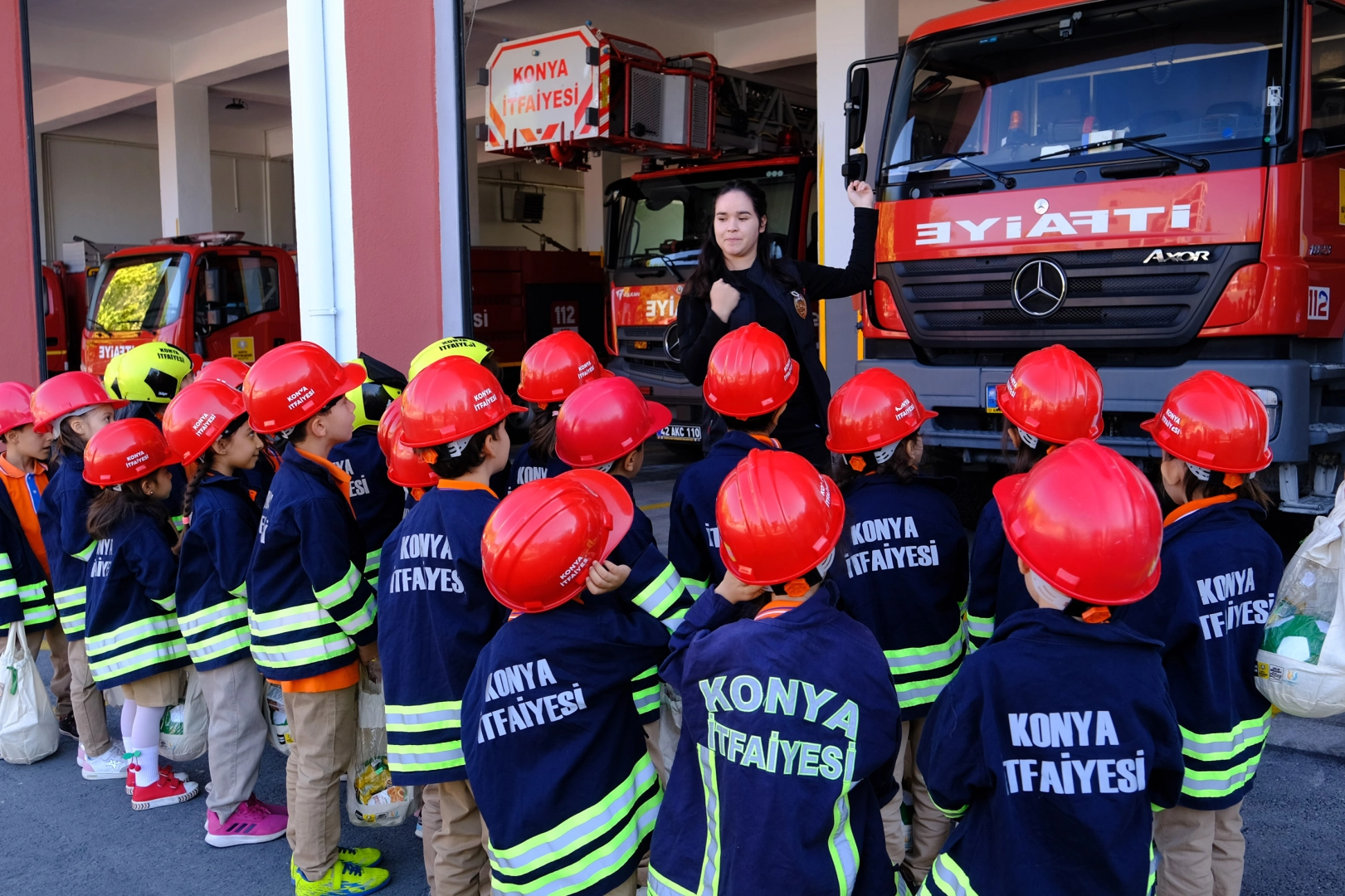 Konya İtfaiyesi'nden yangın ve afet bilinci