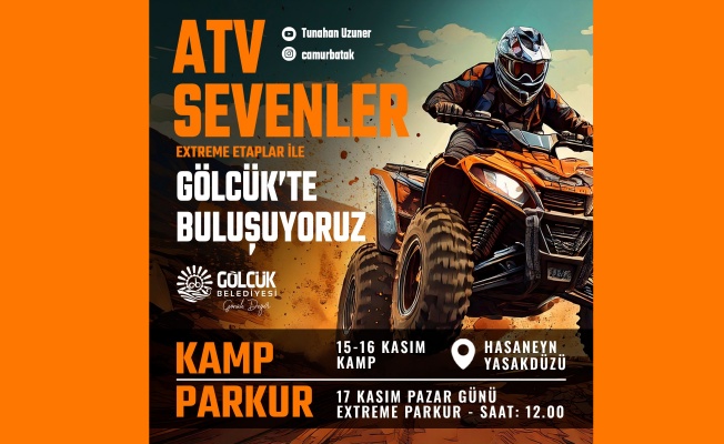 ATV tutkunları Gölcük'te buluşuyor