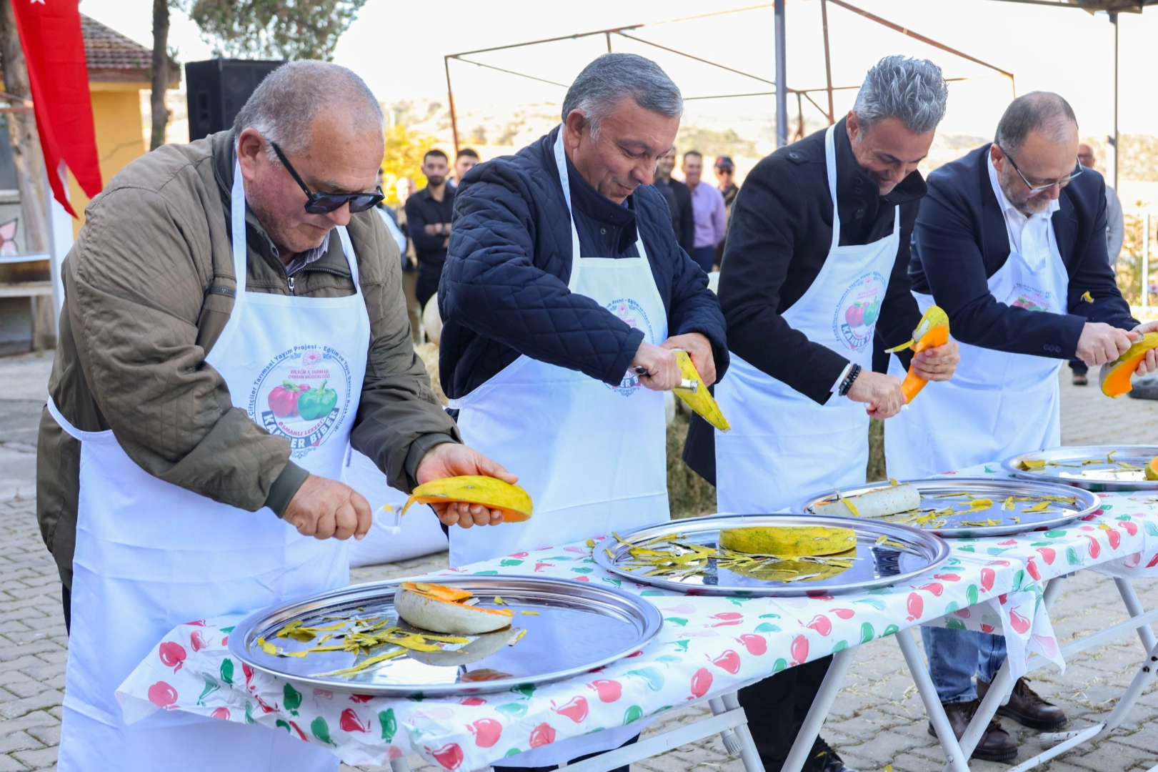 Bilecik'te Kızıldamlar Kestane Kabağı Festivali yapıldı