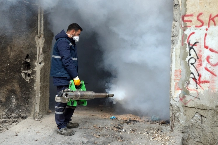 Diyarbakır'da haşerelere karşı kapsamlı çalışma