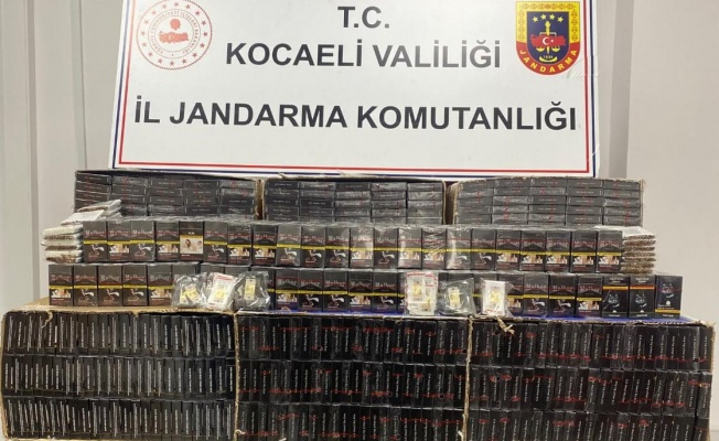 Jandarma’dan kaçak sigara operasyonu