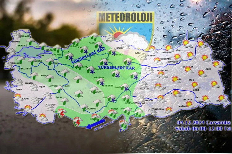 Meteoroloji'den günün raporu geldi! Akdeniz'de fırtına...