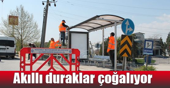 Akıllı duraklar çoğalıyor