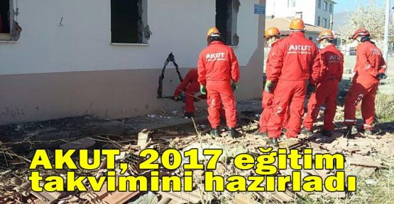 AKUT, 2017 eğitim takvimini hazırladı