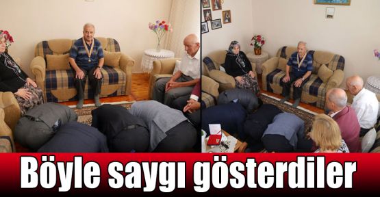  Böyle saygı gösterdiler