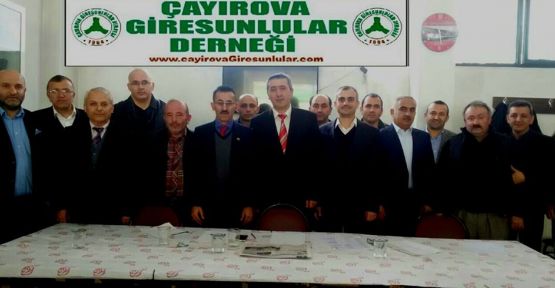 Çayırova Giresunlular'da başkan değişmedi 