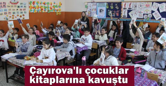  Çayırova'lı çocuklar kitaplarına kavuştu