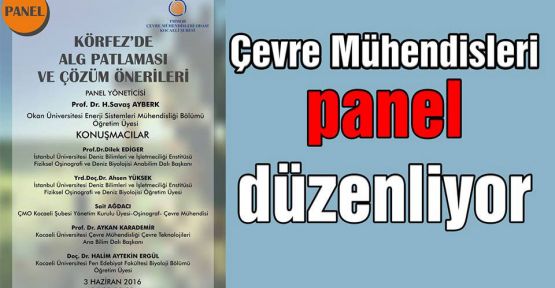 Çevre Mühendisleri'nden panel