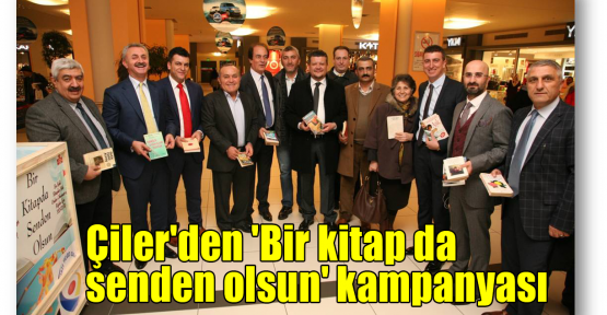 Çiler'den 'Bir kitap da senden olsun' kampanyası