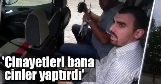 'Cinayetleri bana cinler yaptırdı'