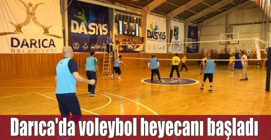 Darıca'da voleybol heyecanı başladı