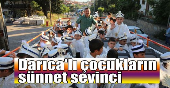   Darıca'lı çocukların sünnet sevinci