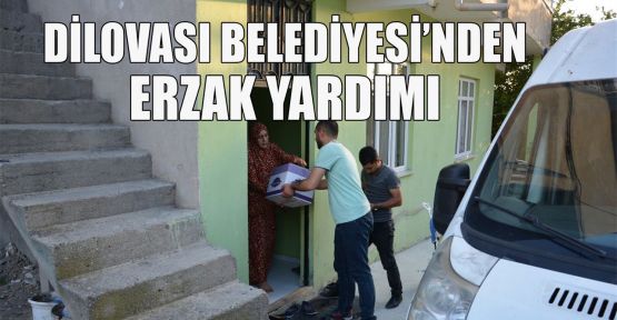  Dilovası Belediyesi'nden erzak yardımı 