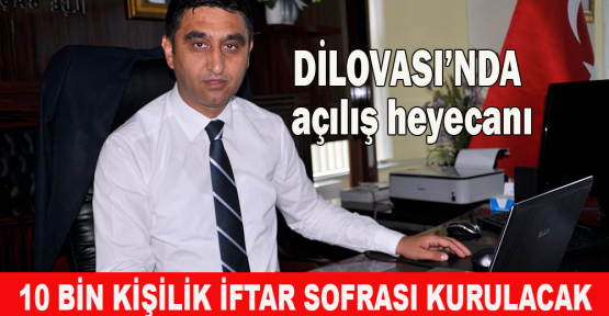 Dilovası’nda 10 bin kişilik dev iftar