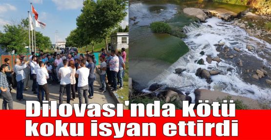  Dilovası'nda kötü koku isyan ettirdi