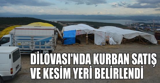 Dilovası'nda kurban satış ve kesim yeri belirlendi