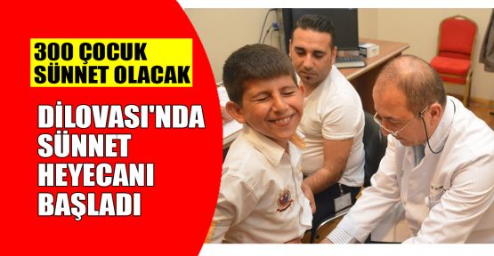 Dilovası'nda sünnet heyecanı başladı