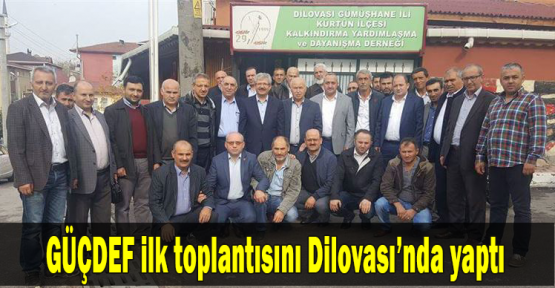  GÜÇDEF ilk toplantısını Dilovası’nda yaptı