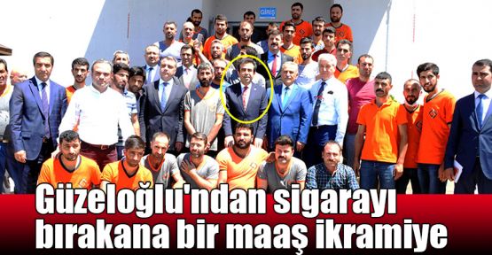  Güzeloğlu'ndan sigarayı bırakana bir maaş ikramiye