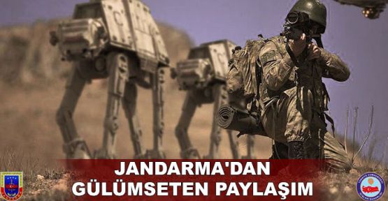 Jandarma'dan gülümseten paylaşım