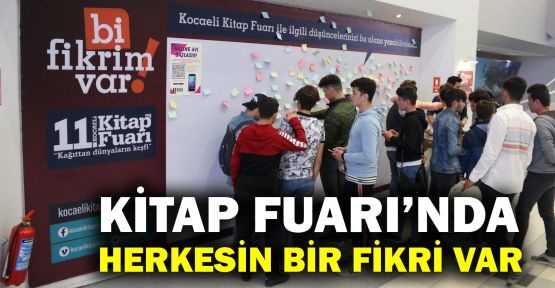  Kitap Fuarı’nda herkesin 'Bir Fikri Var'  