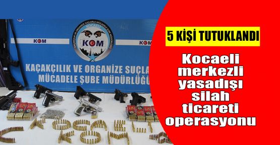   Kocaeli merkezli yasadışı silah ticareti operasyonu