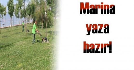 Marina yaza hazır