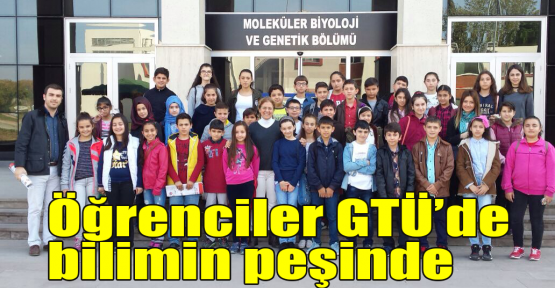 Meraklı öğrenciler bilimin peşinde 