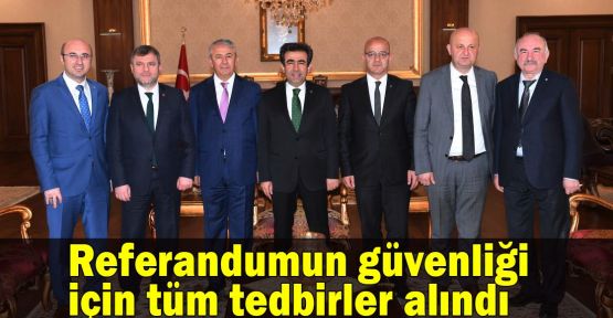 Referandum için tüm tedbirler alındı