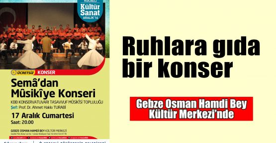 Ruhlara gıda bir konser