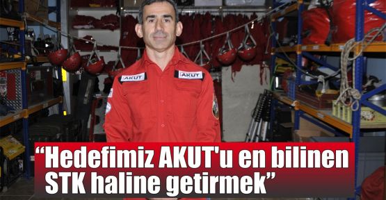  Şalcı: Hedefimiz AKUT'u en bilinen STK haline getirmek