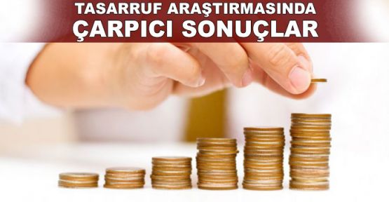 Tasarruf araştırmasında çarpıcı sonuçlar