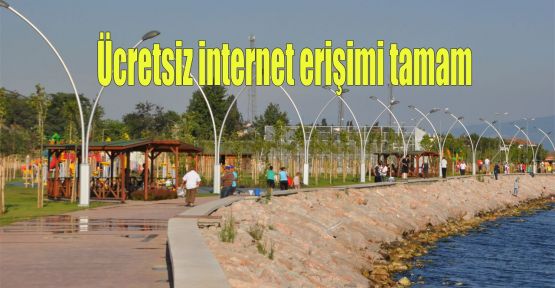 Tavşancıl Sahil Parkı'na ücretsiz internet erişimi