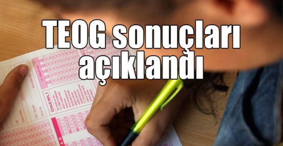 TEOG sonuçları açıklandı