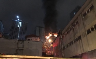 Kadıköy'de ikametgah yangını