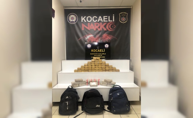 Kocaeli'de 35 kilo 785 gram eroin ele geçirildi