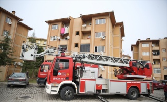 Sakarya'da bina yangını